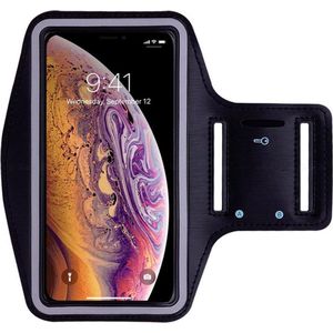 Sportarmband - Geschikt voor iPhone 14 Plus/Pro Max - Zwart