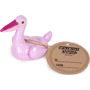 cadeauhanger Flamingo cadeaulabel label kado