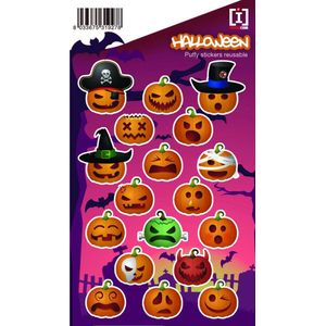 Imagicom Stickervel Halloween Pumpkin Junior 19 X 11 Cm Pvc