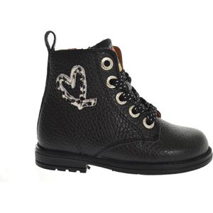 Develab 42794 Veterboots - Laarzen Met Veters - Meisjes - Zwart - Maat 22