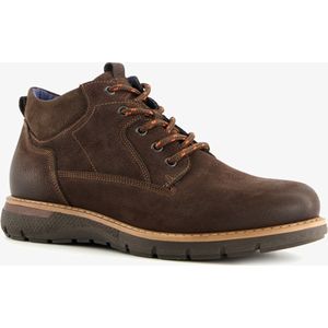 Hush Puppies leren heren veterboots bruin - Maat 44 - Uitneembare zool