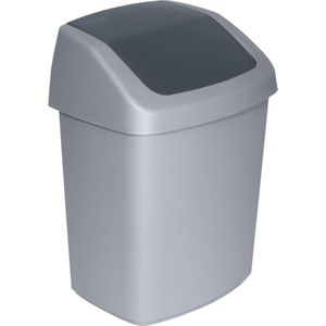 Prullenbak - Zwart - Kunststof - 30 Liter