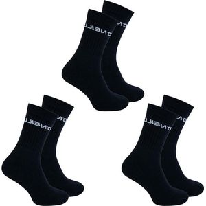 6-Pack O'Neill Klassieke Sportsokken Katoen Unisex 770003 - Marine - Maat 35-38