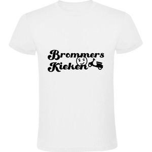 Brommers kieken Heren T-shirt | Twente | Platteland | Achterhoek | Zoenen | Wit