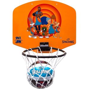 Spalding Mini Basketball Set Space Jam 79006Z, Unisex, Oranje, basketbal achterborden, maat: One size