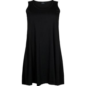 ZIZZI VMIRA, S/L, ABK DRESS Dames Jurk - Black - Maat M (46-48)