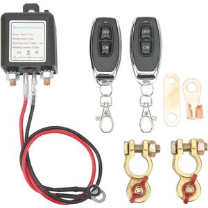 Afstandsbediening voor Auto-Accu Schakelaar met Koper Klemmen - Batterij Uitschakeling 12V 200A