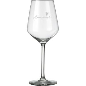 Wijnglas - Wijnglas met naam - Moederdag - Verjaardag - Vriendin - gepersonaliseerd - naam graveren - glas gravering - uniek cadeau - uniek