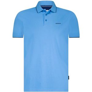 State of Art Poloshirt Piqué Lichtblauw - Maat M - Heren