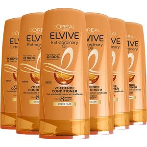 L'Oréal Paris Elvive Extraordinary Oil Conditioner - Droog haar - 6 x 200ml