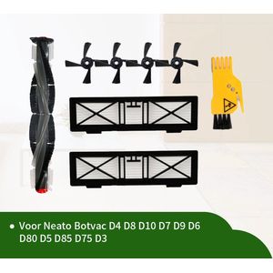 Replacements® Onderdelen set geschikt voor Neato Botvac D-series - 8-delig