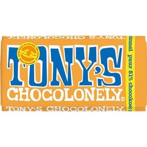 Tony's Chocolonely - Puur 51% Chocokoek Citroenkaramel - 15x 180g