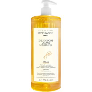 12x Byphasse 1l douchegel dermo micellaire argan