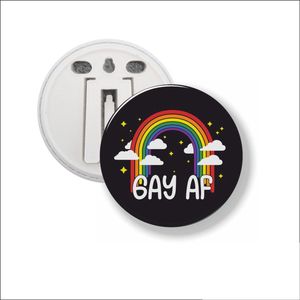 Button Met Clip 58 MM - GAY AF