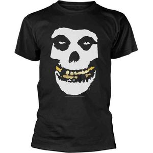 Misfits Heren Tshirt -XXL- Gold Teeth Zwart