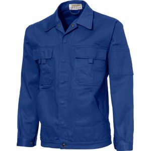 Ultimate Workwear - Standaard werkjas/jack (battledress) KREMS - 100% katoen 320gr/m2 - extra stevig - Blauw (Kobalt/Royal Blue)