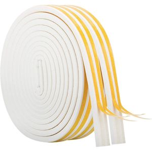 Zelfklevende Afdichtingstape voor Ramen en Deuren - Geluidsisolatie en Weerbestendige Schuimstrips (20 Meter)