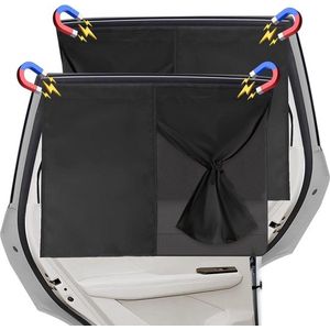 Auto Zonwering 2 stuks magnetisch - UV-bescherming - Afneembaar Gordijn - Privacy Achter zonnescherm auto baby