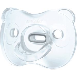 Medela Baby Fopspeen Soft Silicone Superzacht lichtgewicht eendelig- Soft Blue - 0-6 maanden - 1 stuks