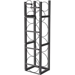 VEVOR Stalen Koelmiddeltankrek，3 x 30 lbs (13,5 kg)，Robuuste Constructie，Afmetingen 116,8 x 30,5 x 28 cm，Geschikt voor Binnen- en Buitengebruik