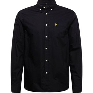 Lyle & Scott Oxford Shirt - met lange mouwen - Heren Zwart - Maat L