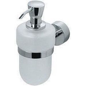 Plieger Globe zeepdispenser glas inox