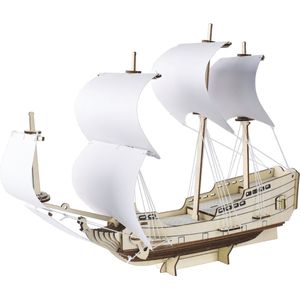 Bouwpakket 3D Puzzel Zeilschip Eagle- hout