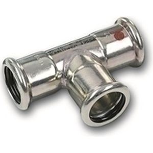 Sanha T-stuk - 35x35x28mm pers staal