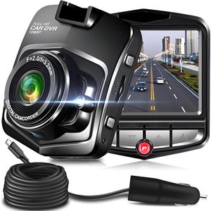 Dashcam Auto - 1080p - Mini Dash Cam - Night Vision - Loop Recording - Compact Design