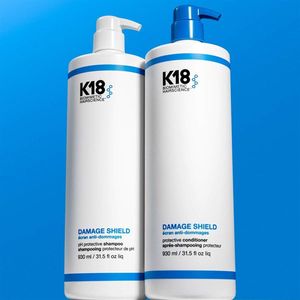 K18 Repair Damage Shield Duo Shampoo & Conditioner 930ml | Extra voordelig | K18 Official