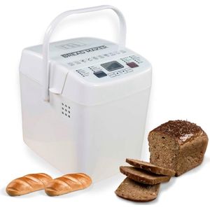 Broodbakmachine - Nieuwe broodmachine voor brood en cake met 14 programma's - incl. receptenboek - Glas en maatlepel. Meer functies