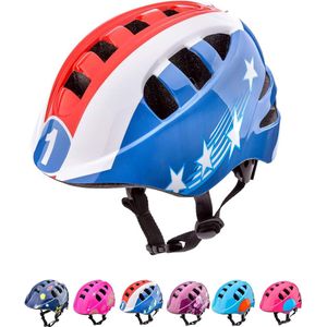 Baby fietshelm - Fietshelm baby - Kinderfiets helm - Fietshelm voor jongens & meisjes - Blauw - Maat S/M (48-52 cm omtrek) - Houd je kind veilig op de fiets!