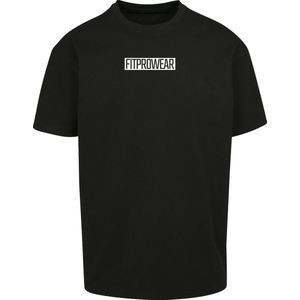 FitProWear Oversized Casual T-Shirt - Zwart - Maat XXXL/3XL - Casual T-Shirt - Oversized Shirt - Wijd Shirt - Zwart Shirt - Zomershirt - Sportshirt - Shirt Casual - Shirt Oversized - T-Shirt