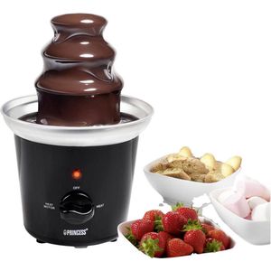 Princess 292994 Chocoladefontein - Chocolade fondue - 3 Lagen - Warmhoudfunctie