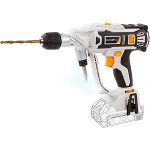 Boor-/schroefmachine Twin Drill® - 18V - Incl. 2.0 Ah Accu - Geschikt voor zagen, schrapen, schuren, enz. - Maxxpack