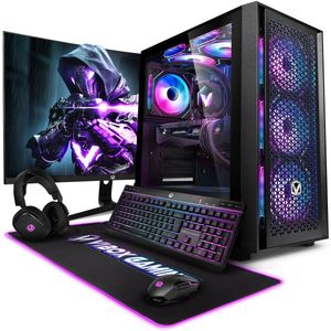 Vibox X-182 Complet Game PC • 27"" 165Hz Monitor • Intel Core i9 14900KF 6,0 GHz • Nvidia RTX 5090 32 GB • 32 GB RAM • 2 TB NVMe M.2 SSD • 1000W PSU • Windows 11 • WiFi