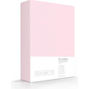 Luxe Hoeslaken Verwarmend Flanel - Roze