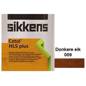 Sikkens HLS plus - Beits - Transparante matte houtbescherming - Donkere eik - 009 - 2,50 L