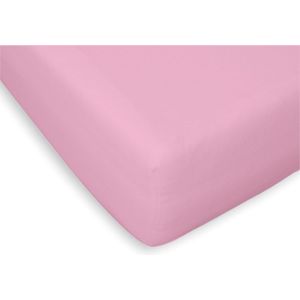 Briljant Baby Jersey Ledikant Hoeslaken - Licht roze 60 x 120 cm