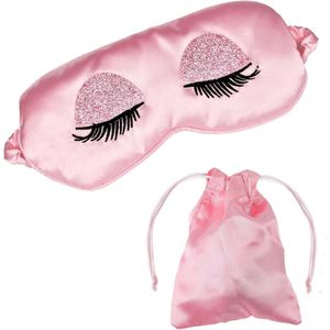 Zijdelings Slaapmasker - 3D Oogbescherming - Zacht en Ademend - 1 stuk