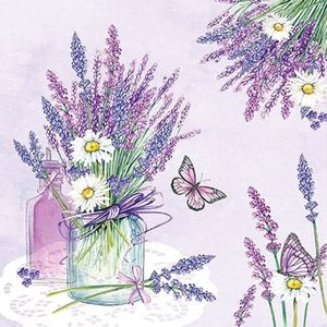 Ambiente - Lunch servetten - Lavender Jar Lilac