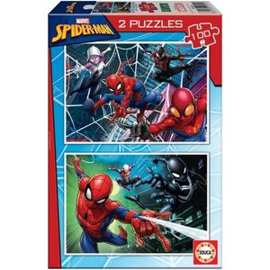 Legpuzzel - 2 x 100 stukjes - Spiderman - Educa puzzel
