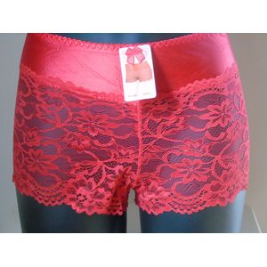 Dames boxershort - 6 pack - in leuke kleuren - met kant - XXL - boxershorts - onderbroek - Ontdek de Luxe van Grote Maten Boxershorts in XL tot 4XL