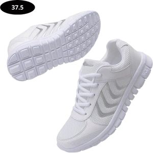 Nivard Tennisschoenen - Heren - Dames - Tenniskleding - Indoor - Outdoor - Wit - Maat 35.5