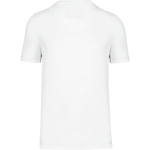 T-shirt Heren M Kariban Ronde hals Korte mouw White 80% Katoen, 20% Polyester