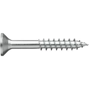 Wurth - ASSY 4 A2 CS RVS DD verzonken kop RW - ASSY® 4 A2 CS universele schroef A2 roestvast staal blank deeldraad verzonken kop - x 500 st - Interne aandrijving RW20