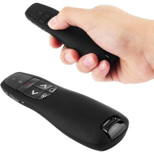 CHPN - Presenter - Draadloze Presenter - met Laser Pointer - Presentatieklikker - Universeel - Zwart - Afstandsbediening - Presentatie hulp - Presentatie afstandsbediening - Powerpoint
