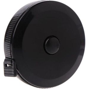 Meetlint - Rolmaat - Zwart- 150 cm - 59 inch - 1 stuk - meetlint lichaam - meetlint kleding - flexibel meetlint - BMI rolmaat - seca meetlint - centimeter meetlint - lichaam meetlint