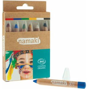 Namaki Schminkset – Thema schmink stiften – Make up Kinderen – Face Paint pallete – Rainbow – 6 kleuren