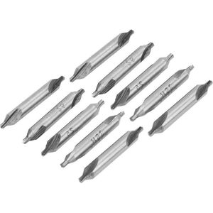 Middenboorset - Verzinkboor - Draaibankbit - Freesgereedschapset - Gecombineerde verzinkboorset - Gereedschap voor metaal en hout .